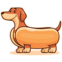 Dachshund Weenie Sticker