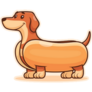 Dachshund Weenie Sticker