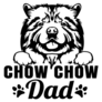 Dad Chow Chow Sticker
