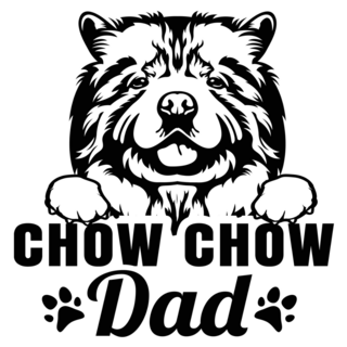 Dad Chow Chow Sticker