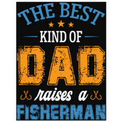 Dad Raises Fisherman Sticker