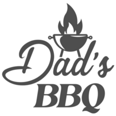 Dad’s Bbq Slogan Inscription Sticker
