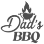 Dad’s Bbq Slogan Inscription Sticker