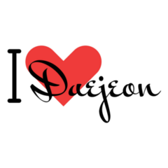 Daejeon Love Korea Sticker