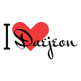 Daejeon Love Korea Sticker