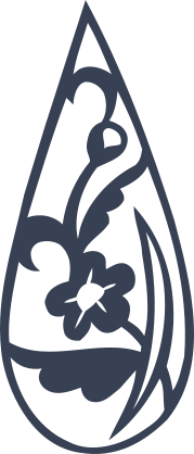 Daisy Flower In A Raindrop Sticker