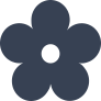 Daisy Flower Silhouette Sticker