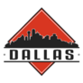 Dallas Texas Skyline Logo Sticker
