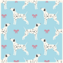 Dalmatian Bow Pattern Sticker