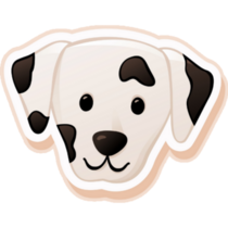 Dalmatian Dog Sticker