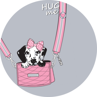 Dalmatian In Purse Sticker