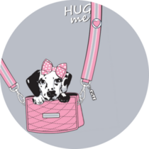 Dalmatian In Purse Sticker