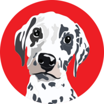 Dalmatian Pop Art Sticker