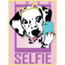 Dalmatian Puppy Selfie Queen Sticker