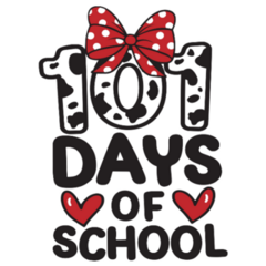 Dalmatian School Sticker