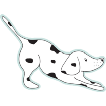 Dalmatian Stretch Sticker