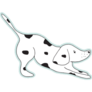 Dalmatian Stretch Sticker