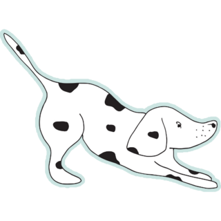 Dalmatian Stretch Sticker