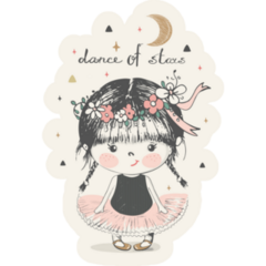 Dance Of Stars Sticker