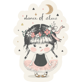 Dance Of Stars Sticker