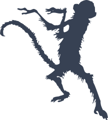 Dancing Monkey Sticker