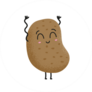 Dancing Potato Sticker