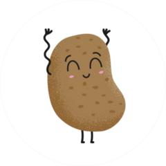 Dancing Potato Sticker