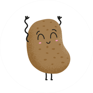 Dancing Potato Sticker