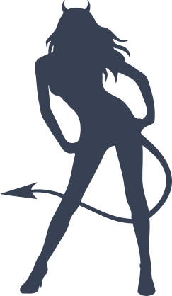 Dancing She Devil Sticker