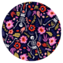 Dancing Skeletons Pattern Sticker