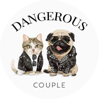 Dangerous Couple Sticker