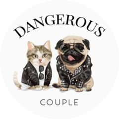 Dangerous Couple Sticker