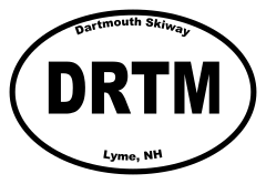 Dartmouth Skiway Oval Sticker