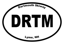 Dartmouth Skiway Oval Sticker