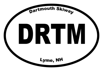 Dartmouth Skiway Oval Sticker