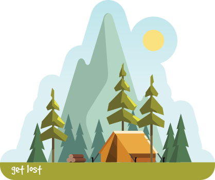 Day Camping Sticker