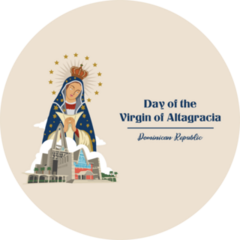 Day Of Altagracia Sticker