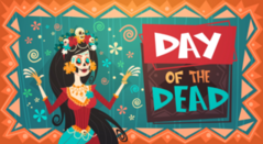 Day Of Dead Traditional Mexican Halloween Sticker