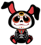 Day Of The Dead Bunny Sticker