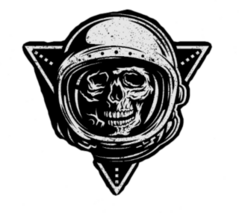 Dead Astronaut In Spacesuit Sticker