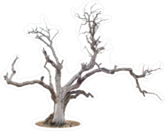 Dead Tree Sticker