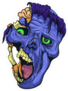 Decomposing Zombie Face Sticker
