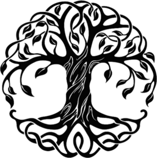Decorative Celtic Tree Of Life Sticker