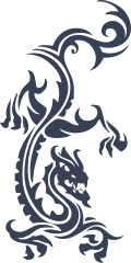 Decorative Dragon Sticker