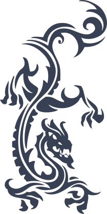 Decorative Dragon Sticker