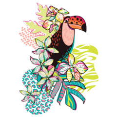 Decorative Fun Toucan Sticker