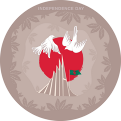 Decorative Independence Sticker