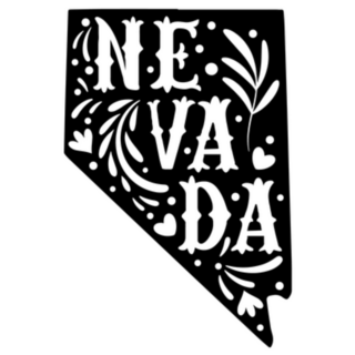 Decorative Nevada State Transfer Sticker