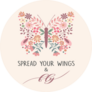 Decorative Spread Your Wings Sticker