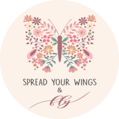 Decorative Spread Your Wings Sticker